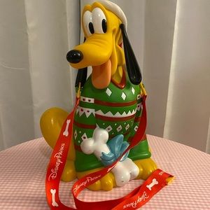 Disney Pluto Christmas popcorn bucket